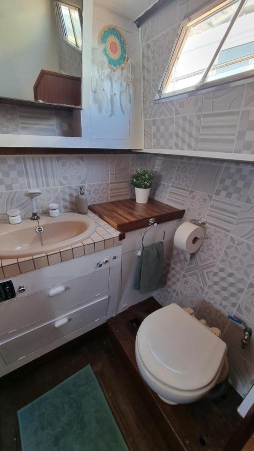 Charming Boat House In Barcelona With Big Terrace And Solarium 호텔 산트 아드리아 데 베소스 외부 사진